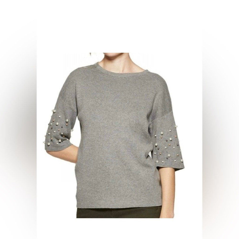 A New Day embellished short sleeve sweater